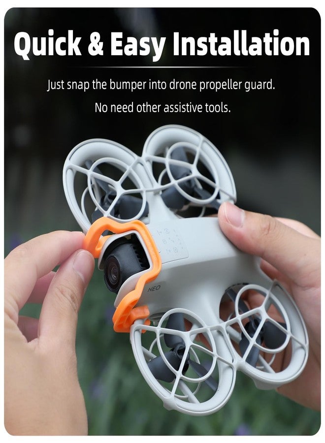 LIBOQIAO Quick-release Gimbal Bumper for DJI NEO, Anti-Collision Full Protection Camera Lens Protector Compatible with DJI Neo Accessories (ORANGE) - Image 5